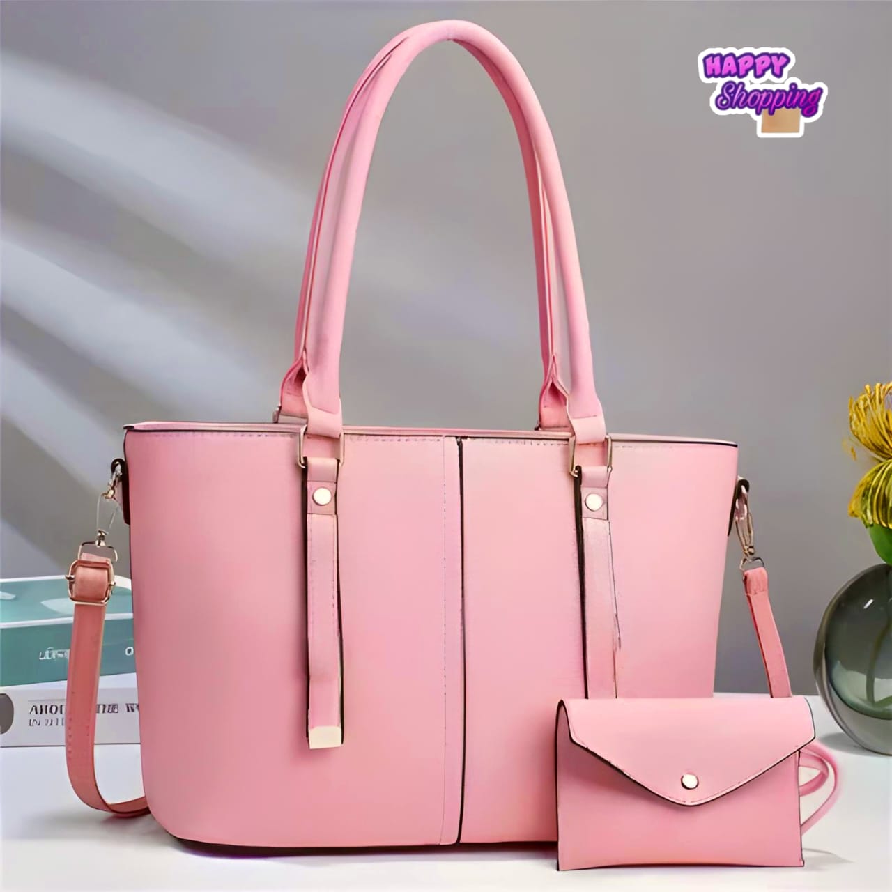 Imported High Quality Handbag 2 pcs Set