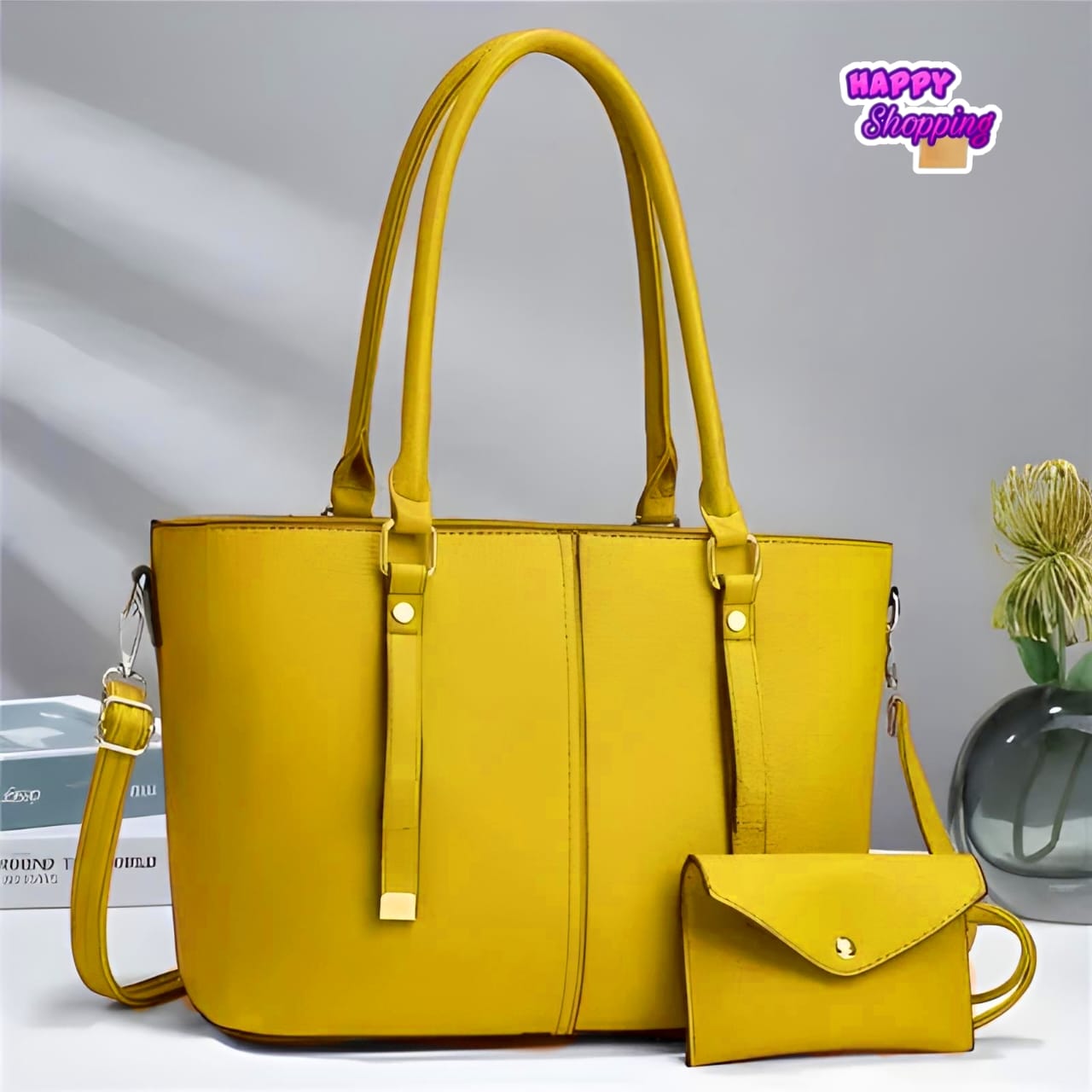 Imported High Quality Handbag 2 pcs Set
