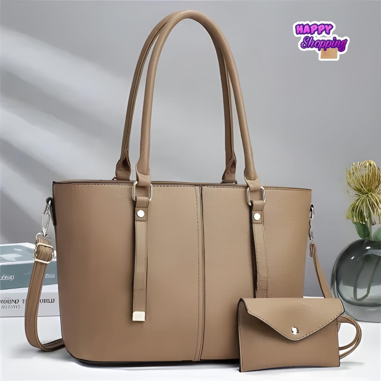 Imported High Quality Handbag 2 pcs Set