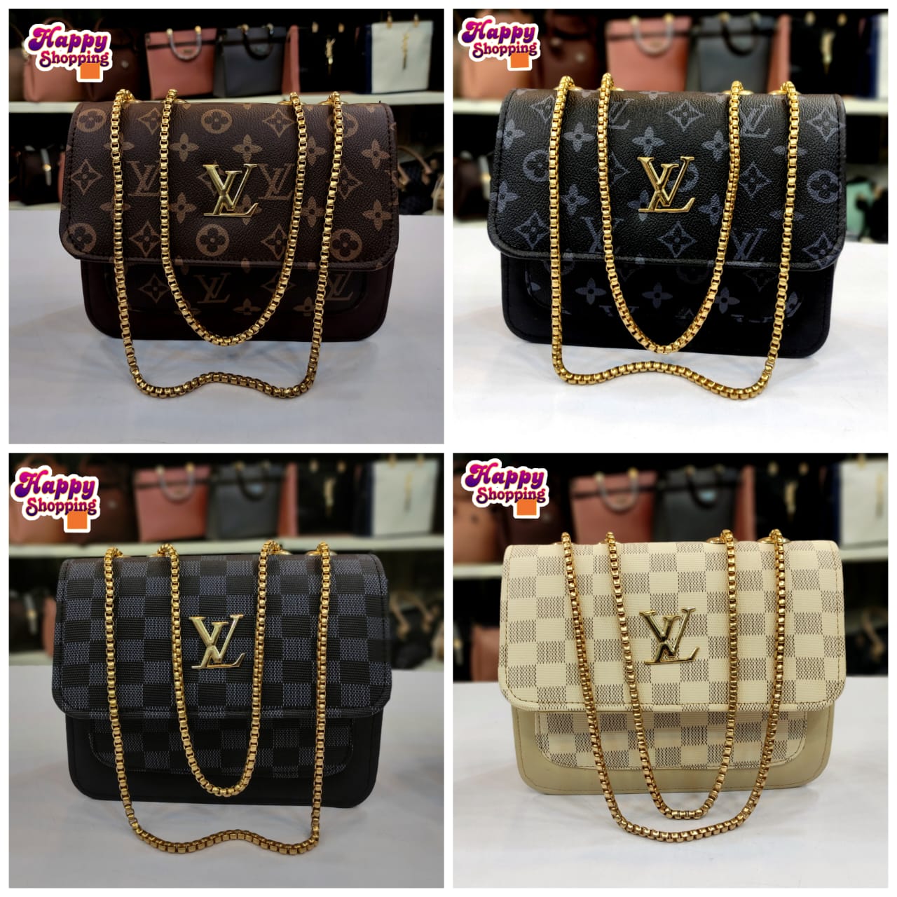 Branded Top Chain Crossbody bag