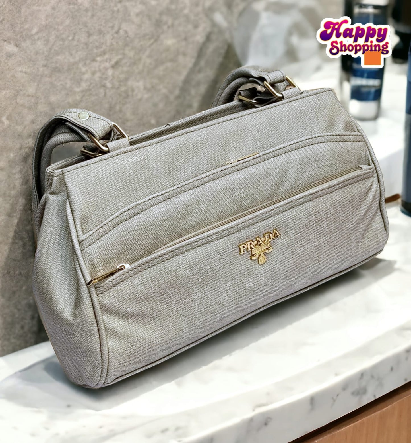 7 zipper Handbag