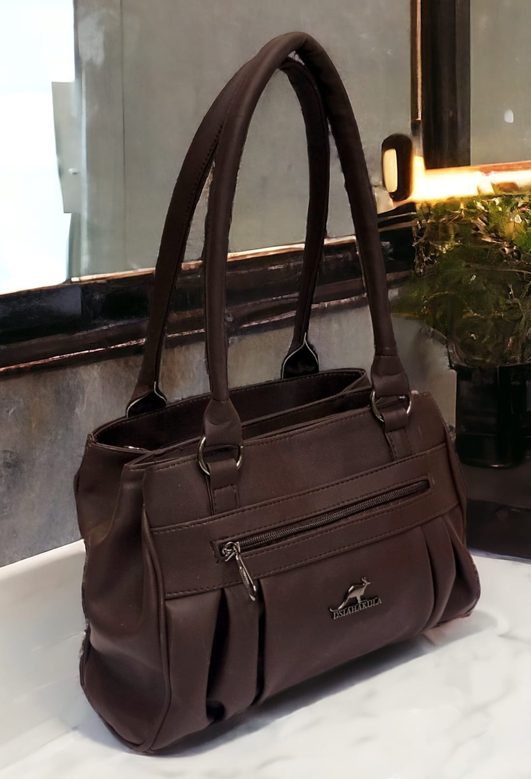 5 zipper handbag