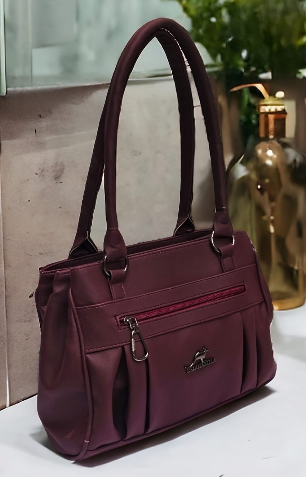 5 zipper handbag