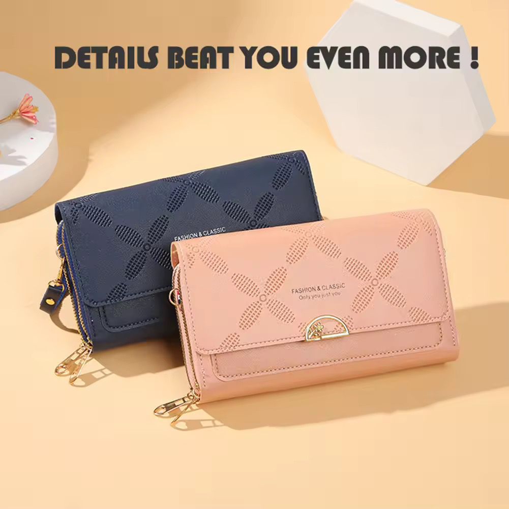 Dual Zipper Wallet| Imported