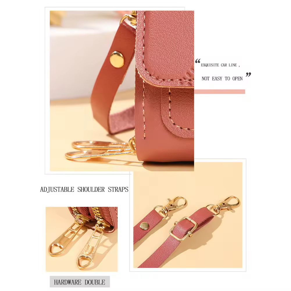 Dual Zipper Wallet| Imported