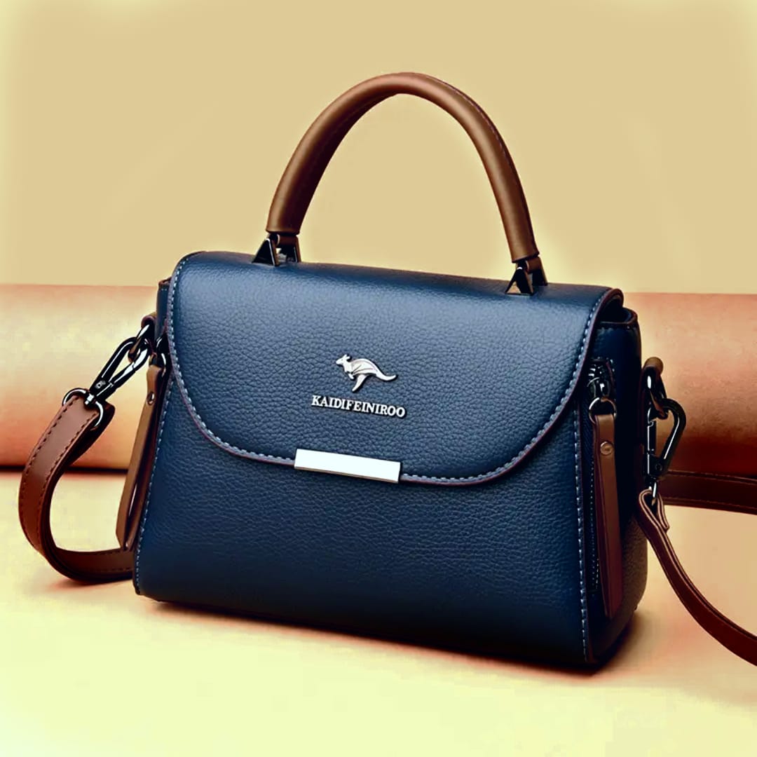Kangaroo Dual zipper Crossbody bag