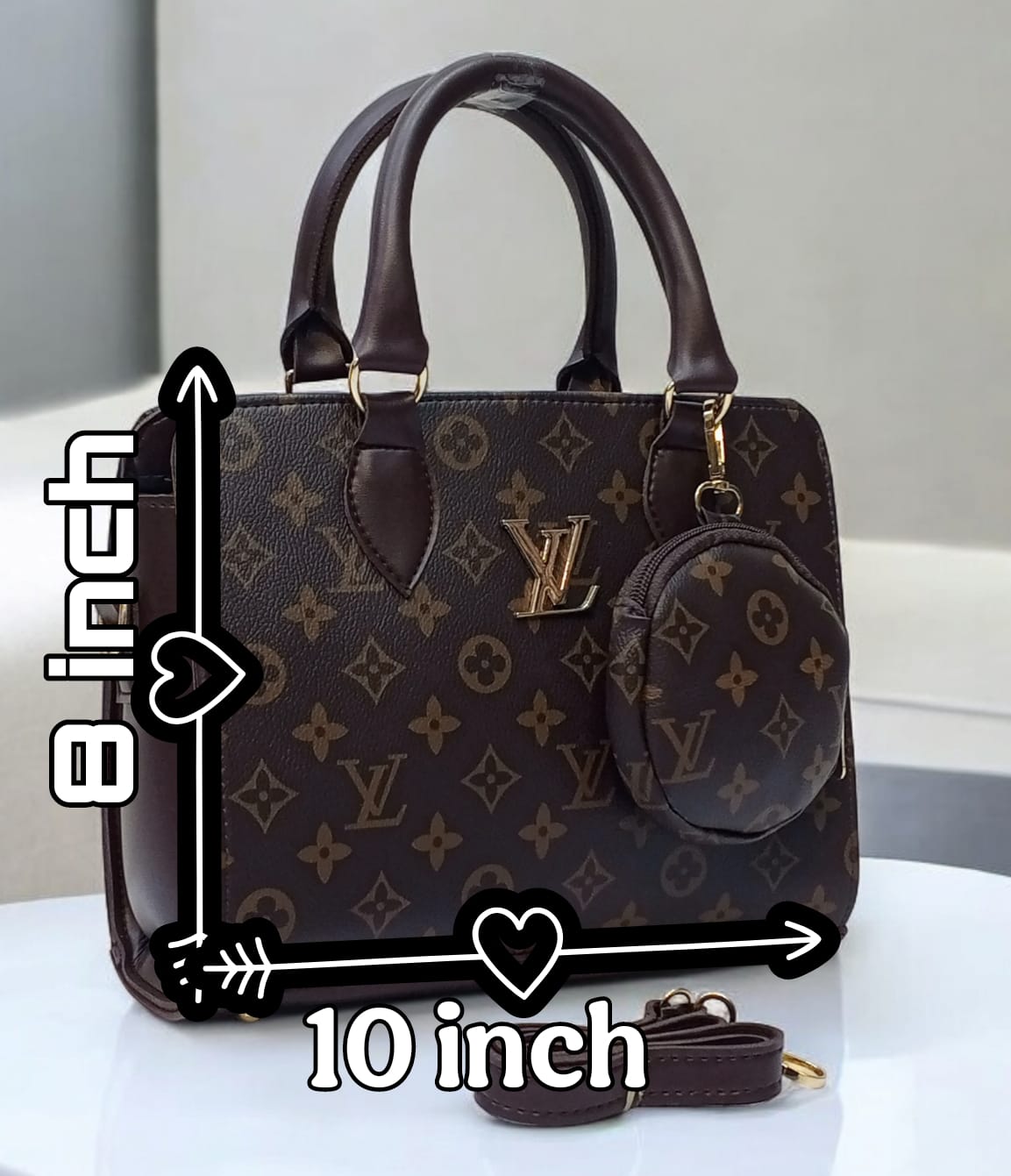 Decent branded 2 pcs Handbag
