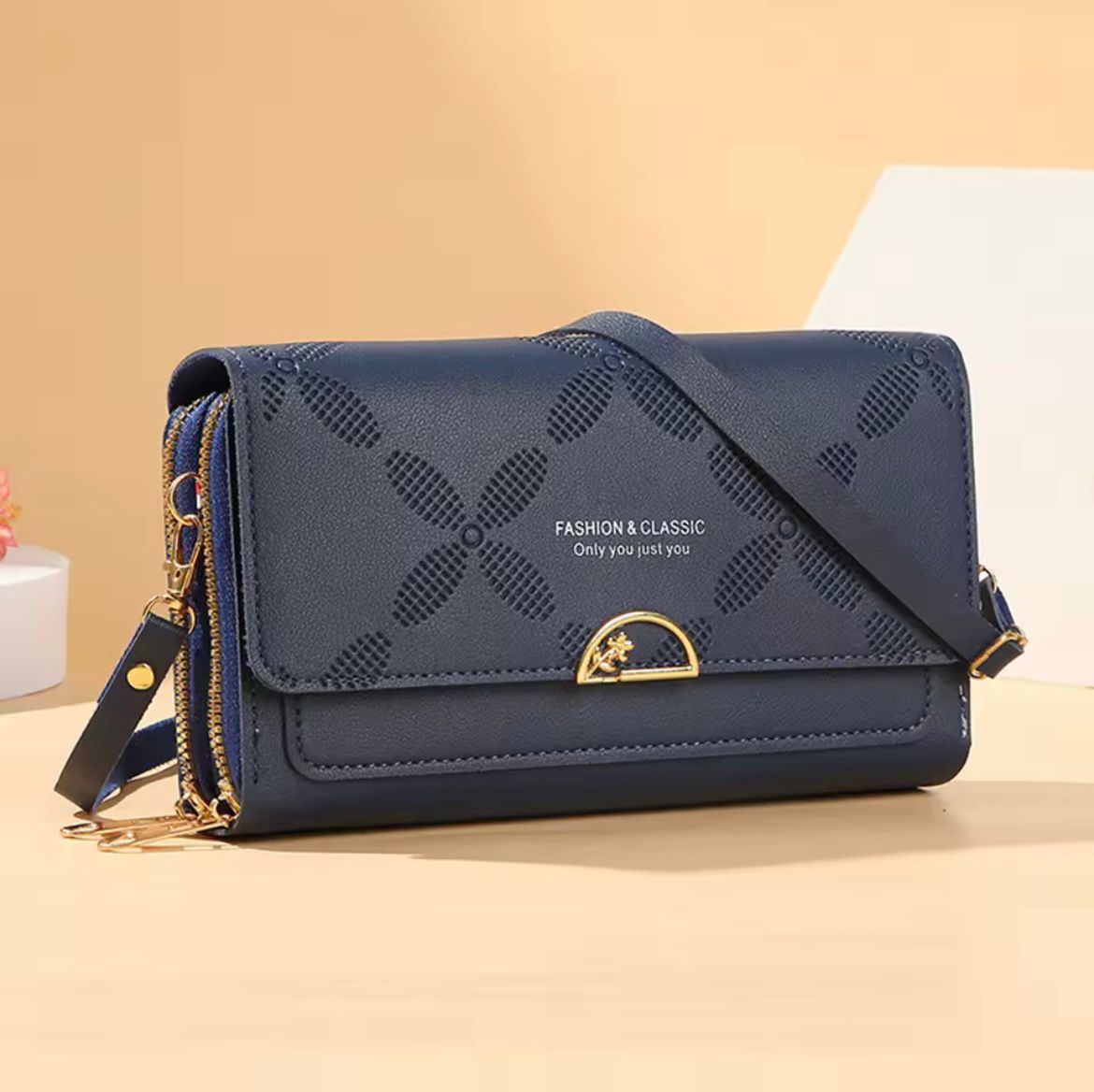 Dual Zipper Wallet| Imported