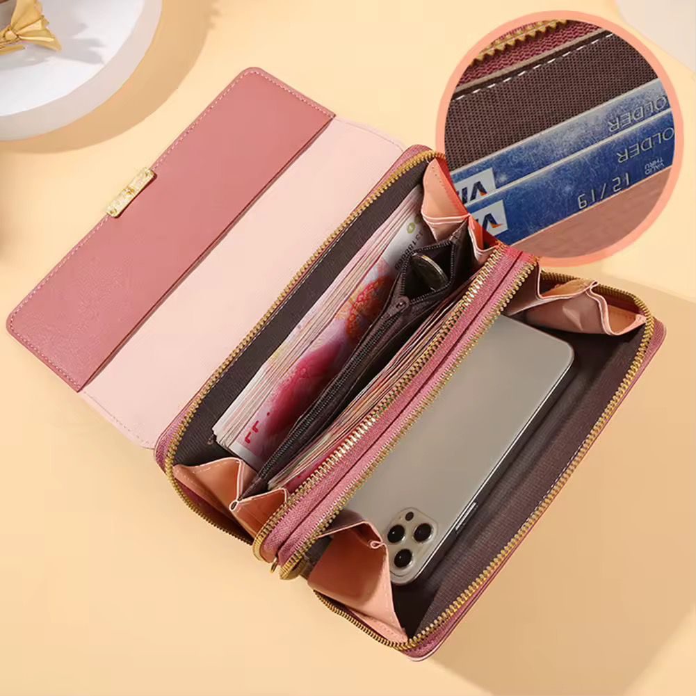 Dual Zipper Wallet| Imported
