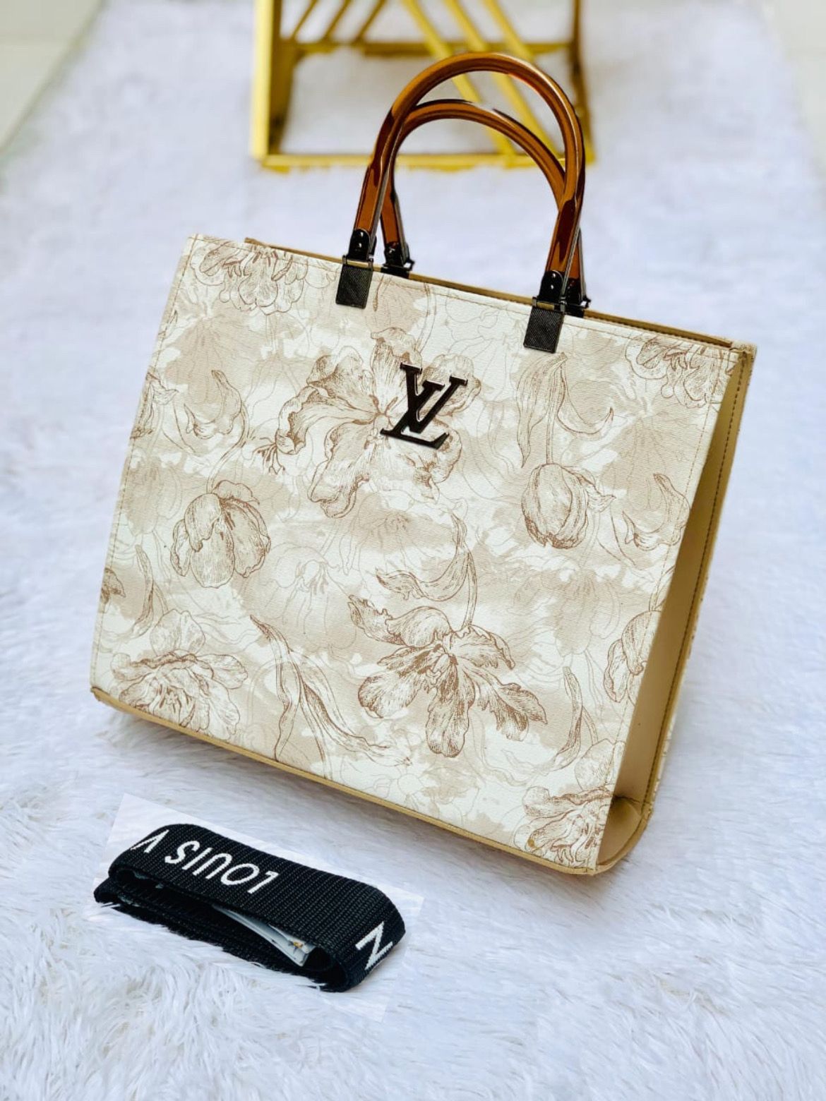 Abstract Branded Totebag