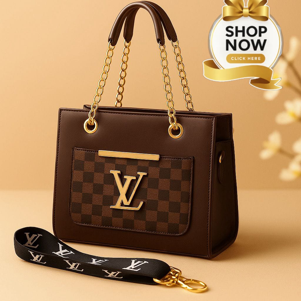 Chain&Strap Branded Handbag