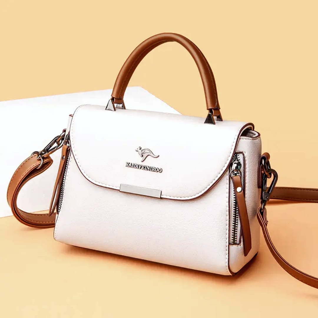 Kangaroo Dual zipper Crossbody bag
