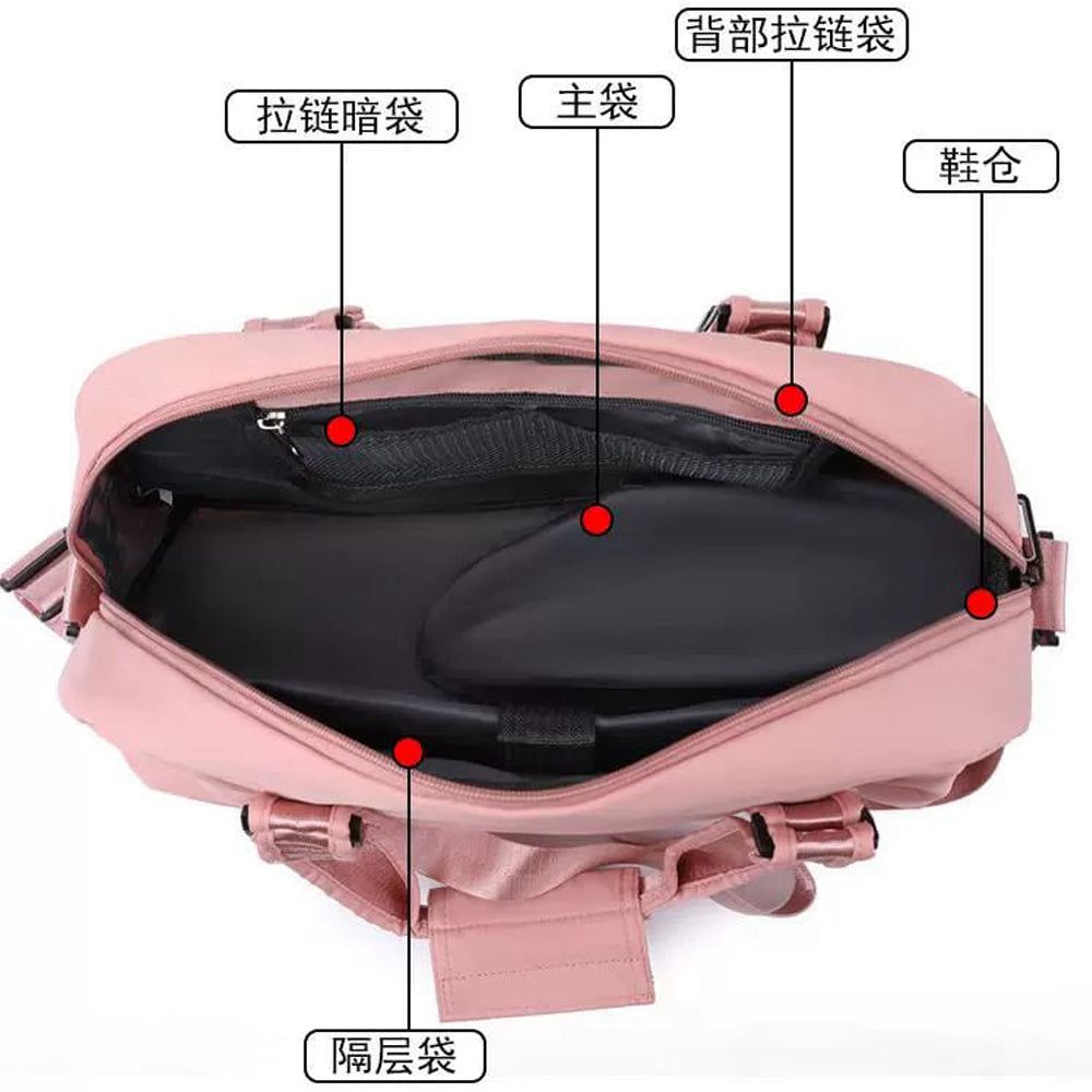 Ladies Travelling Bag with shoe Portion | Random Color