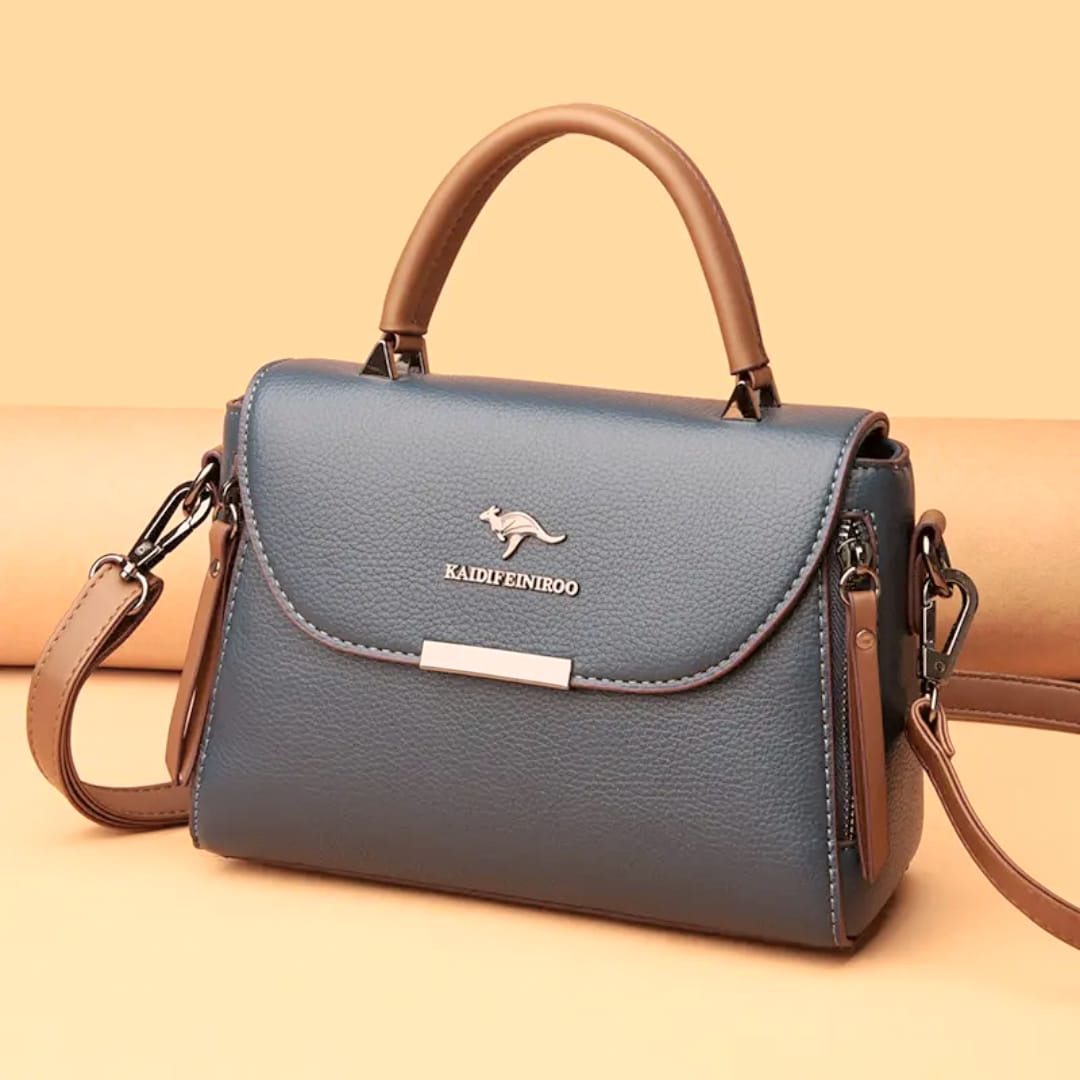 Kangaroo Dual zipper Crossbody bag