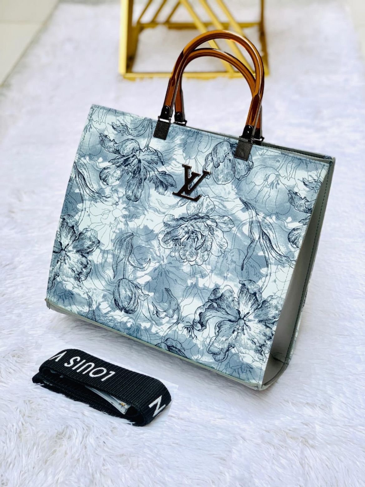 Abstract Branded Totebag