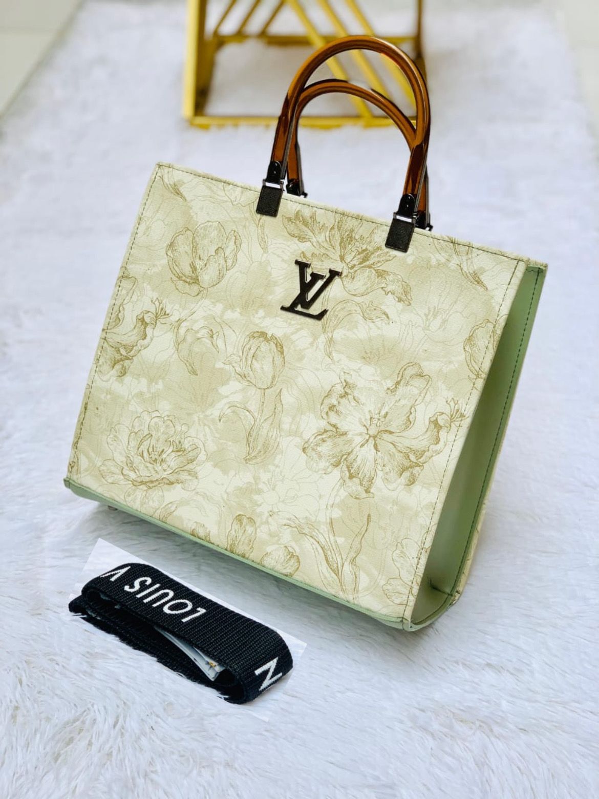 Abstract Branded Totebag