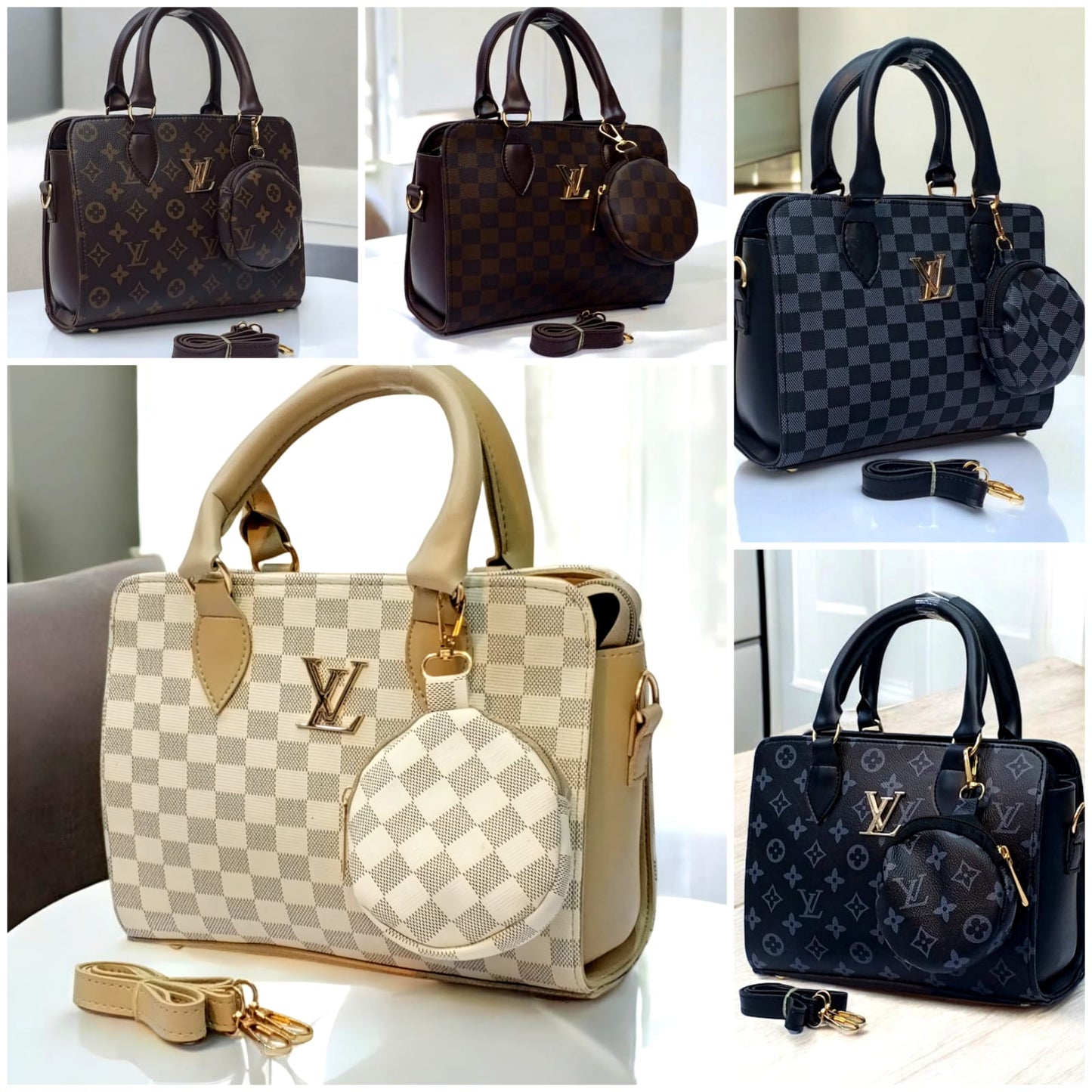 Decent branded 2 pcs Handbag