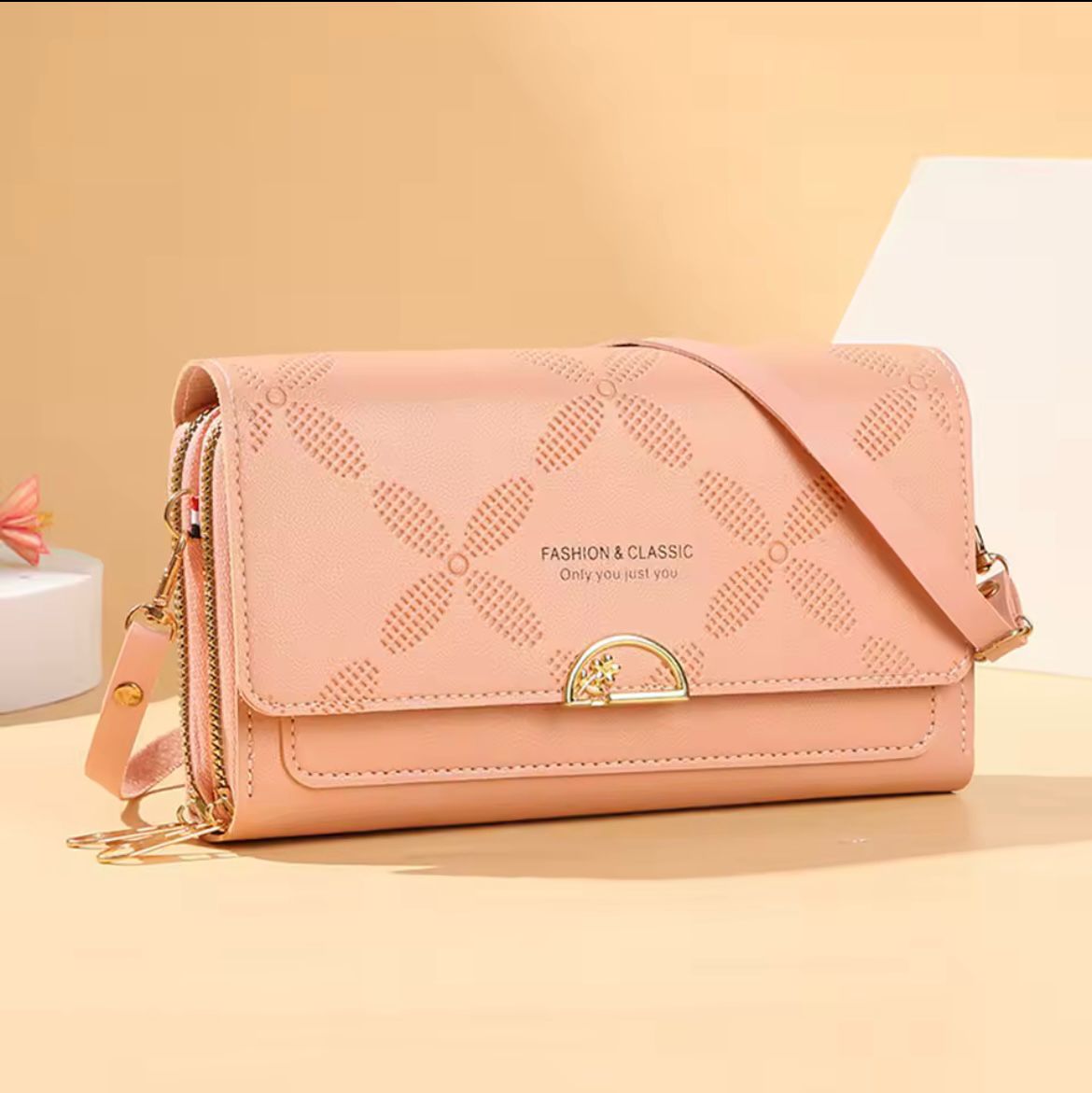 Dual Zipper Wallet| Imported