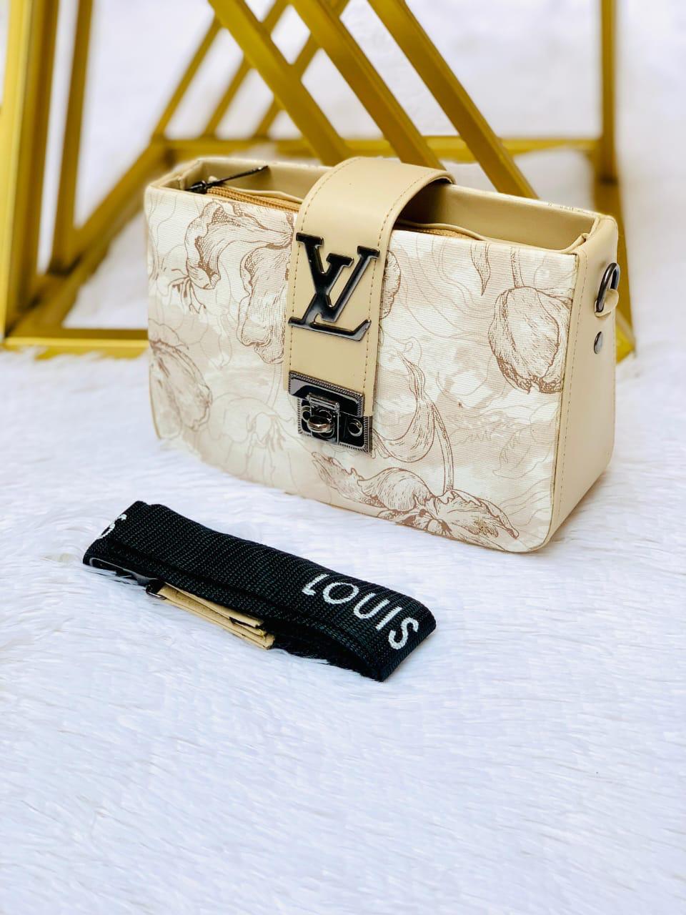 Abstract Branded Crossbody bag