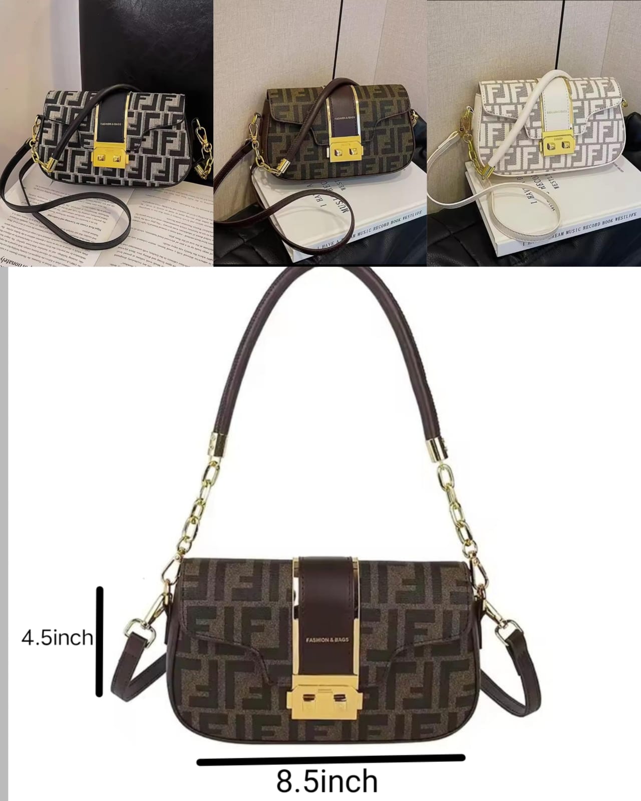 Imported Branded Crossbody Bag