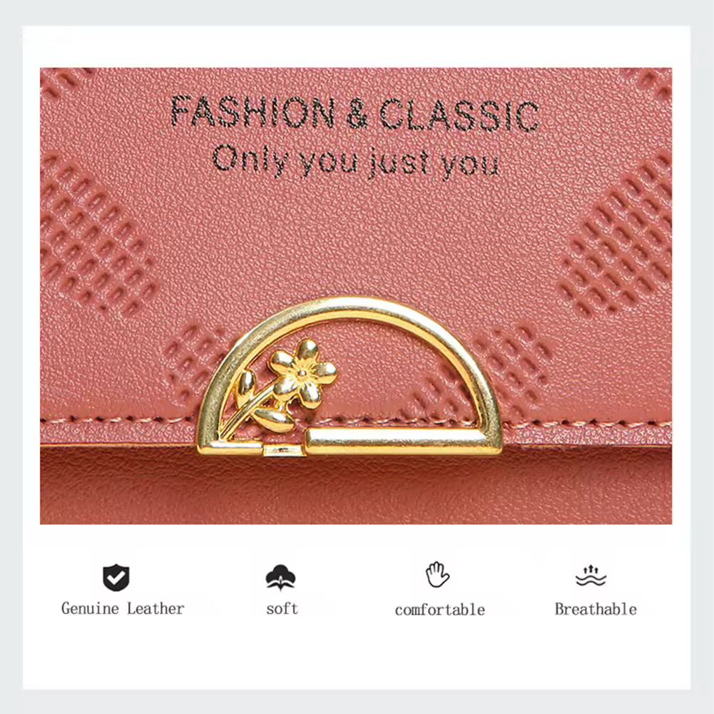Dual Zipper Wallet| Imported