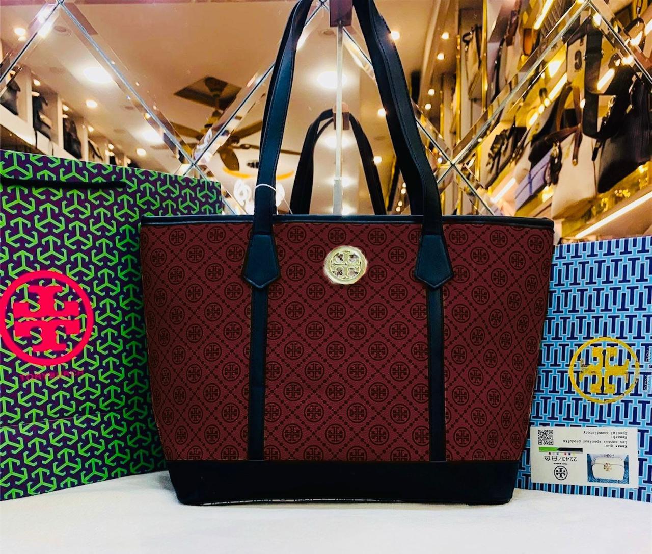 Branded Selvedge Pattern Totebag