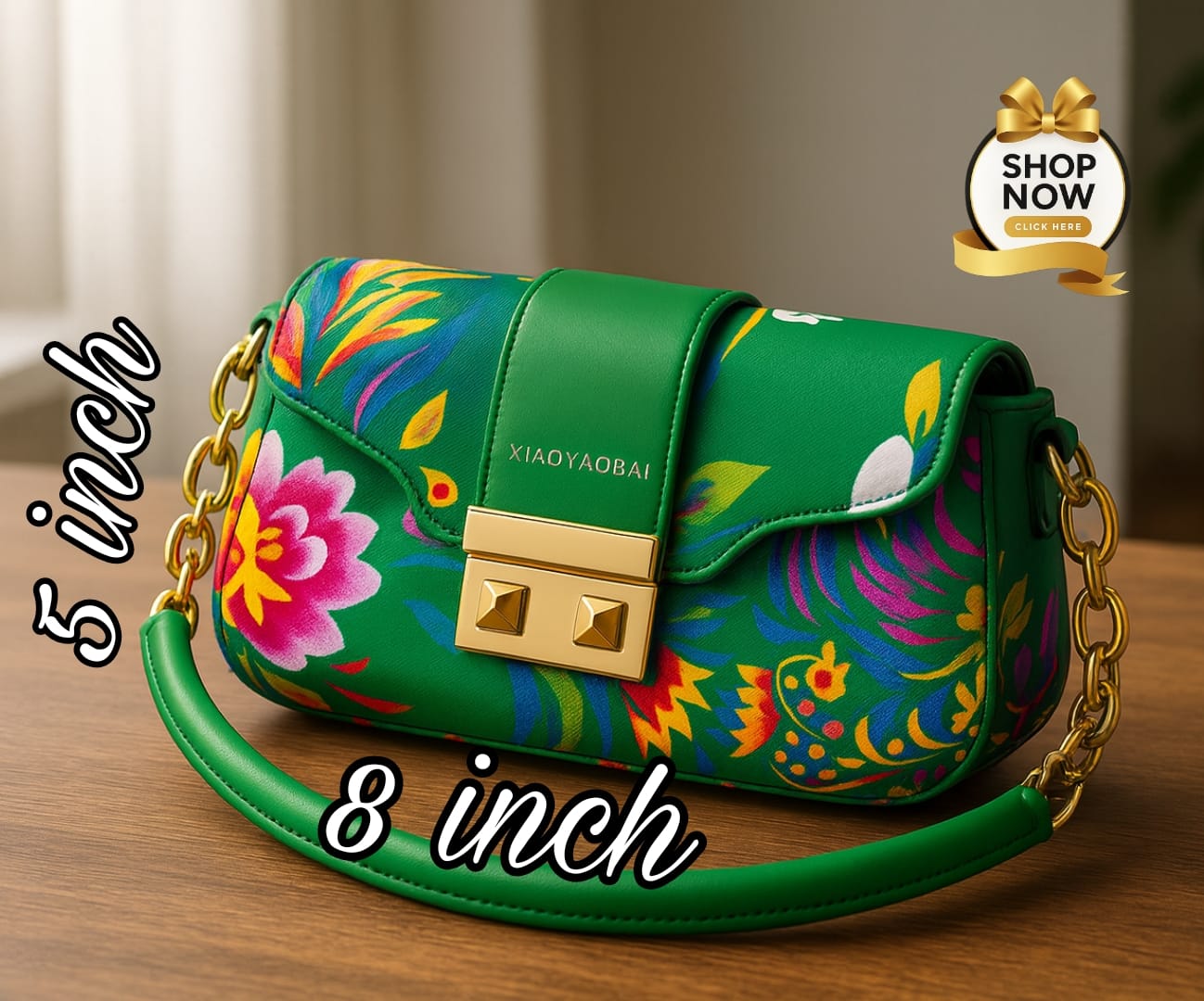 Imported Printed Crossbody Bag