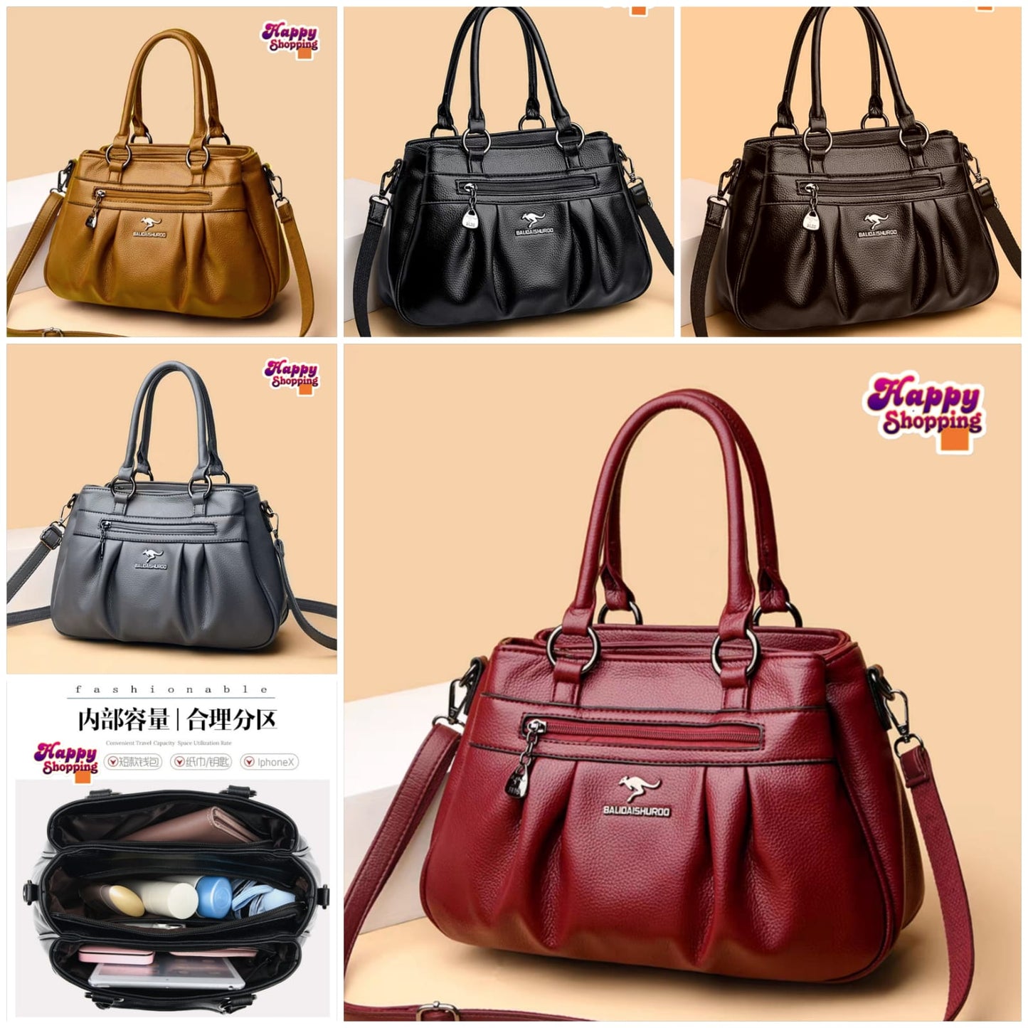 Kangaroo duffle Handbag