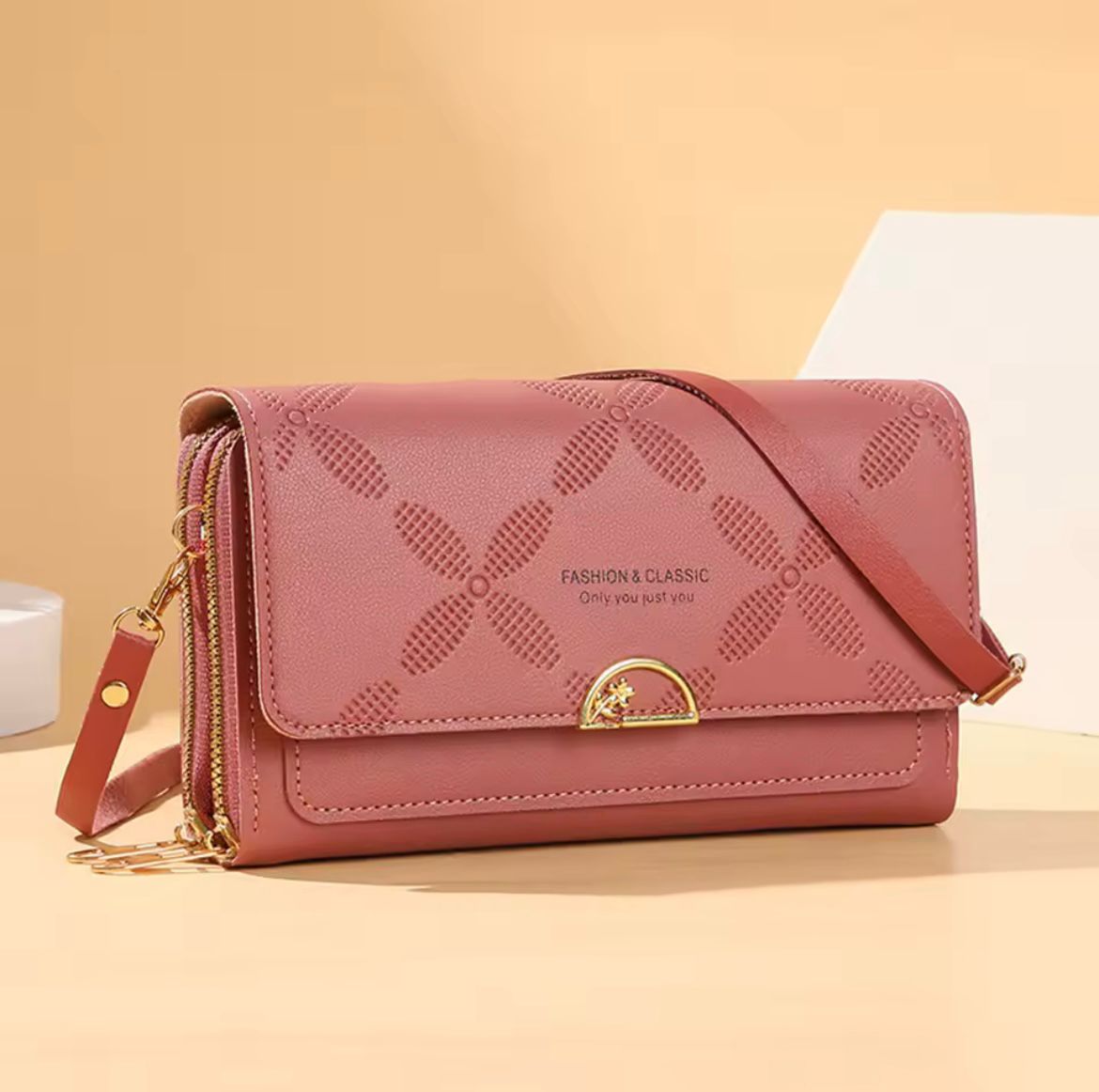 Dual Zipper Wallet| Imported