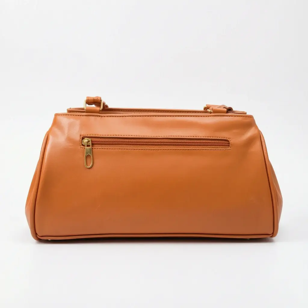 Premium 7 Zipper Hand Bag - Mustard