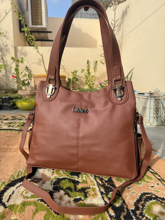 Large Premium Handbag - Brown