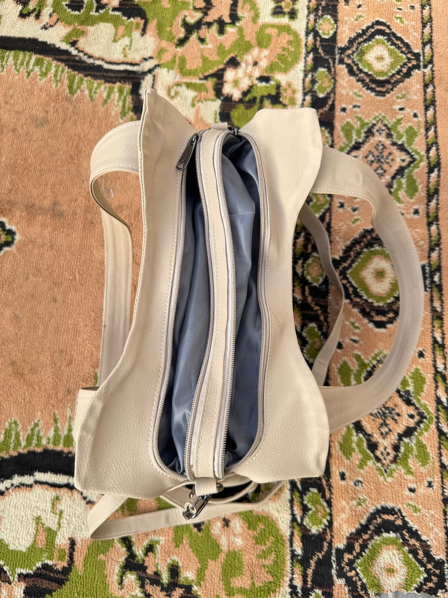 Large Premium Handbag - Beige