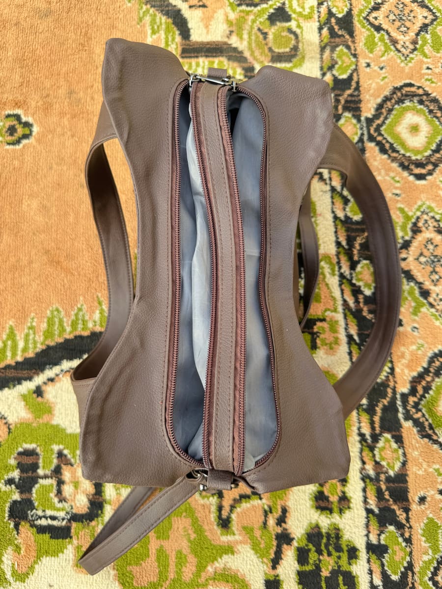 Large Premium Handbag - Dark Brown