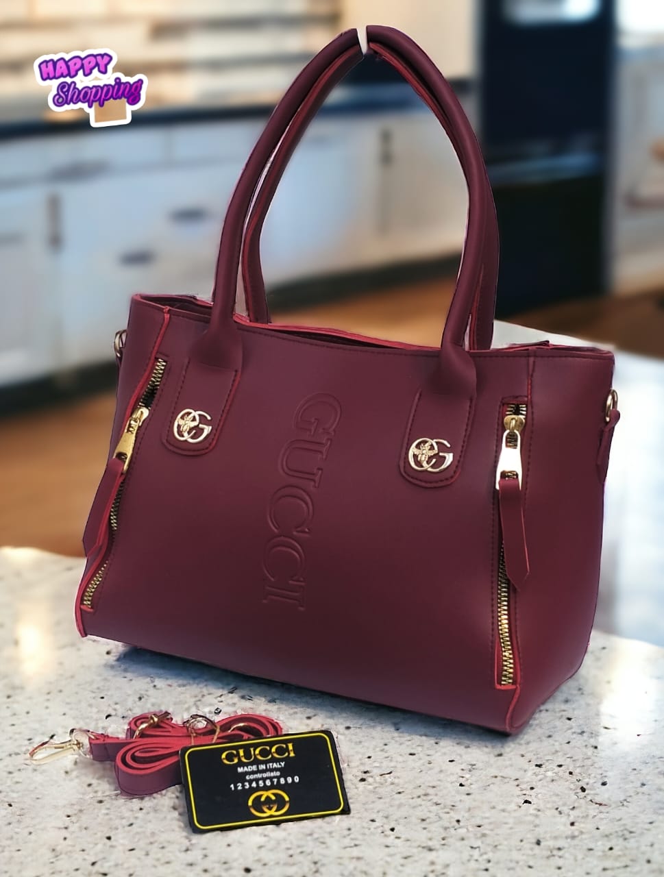 Dual Zip handbag