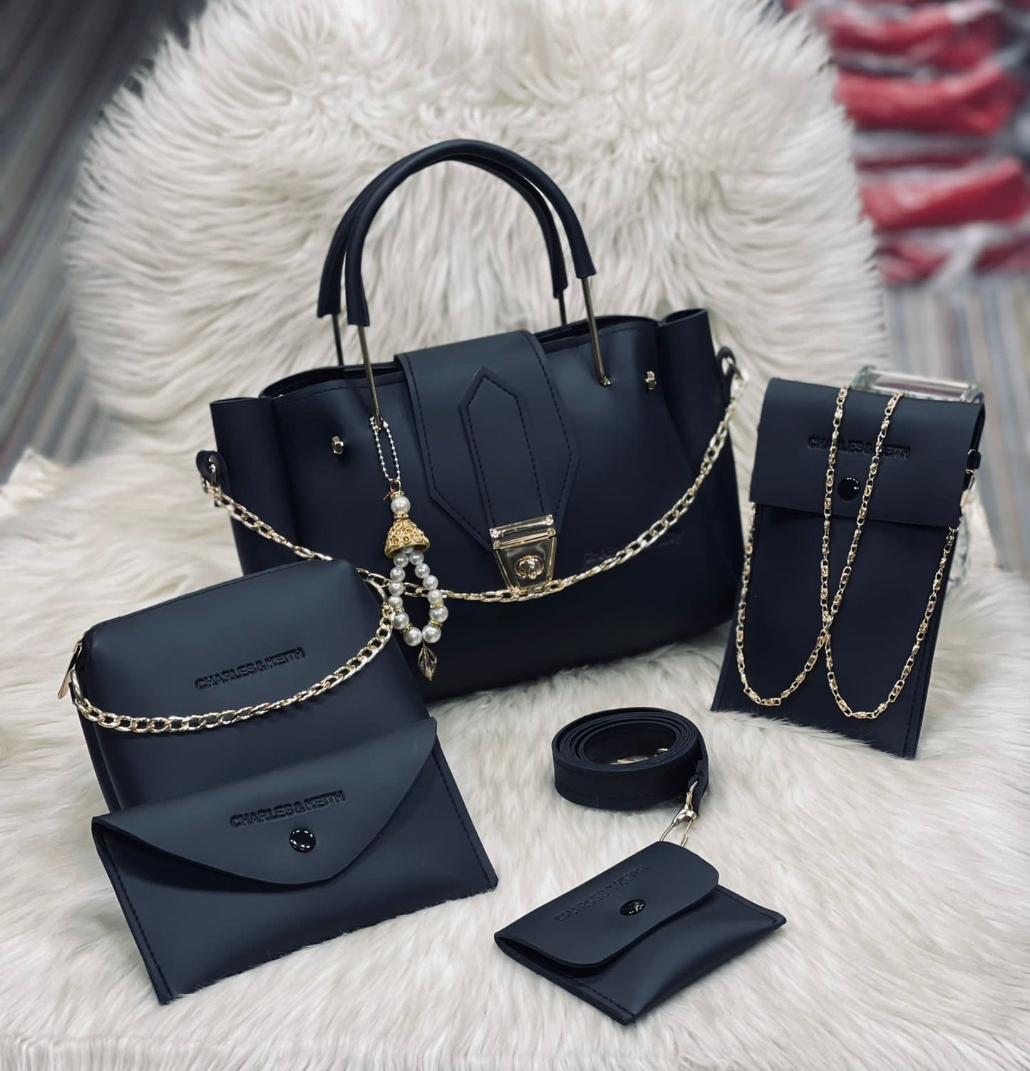 Cloud 5 Pcs Handbag Set