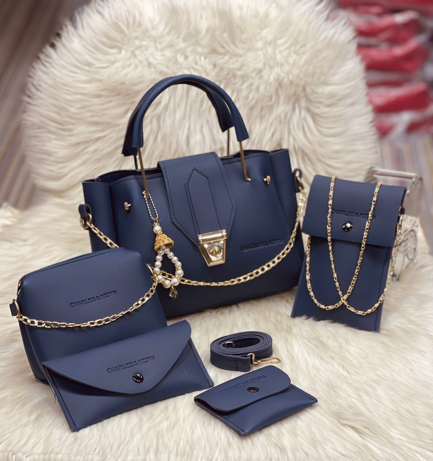 Cloud 5 Pcs Handbag Set