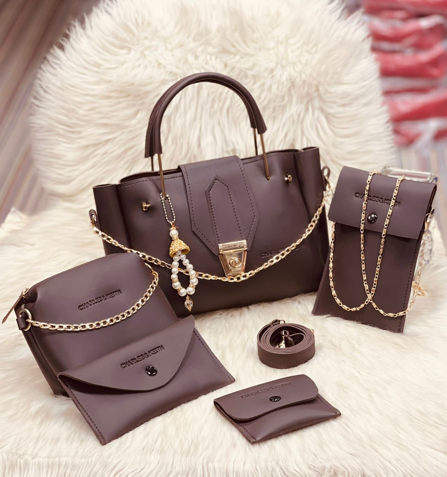 Cloud 5 Pcs Handbag Set