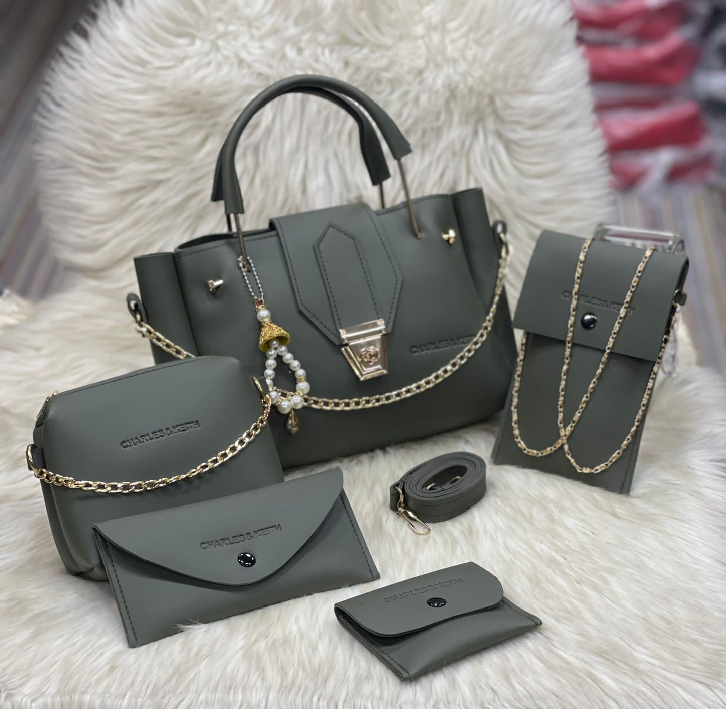 Cloud 5 Pcs Handbag Set