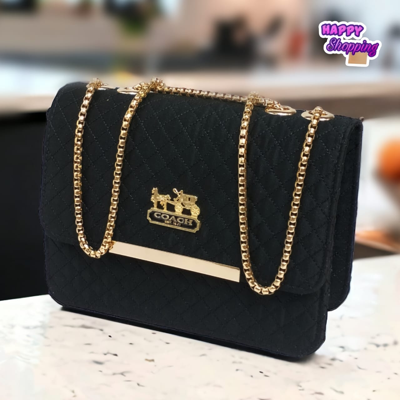 Chain Handle Crossbody Bag