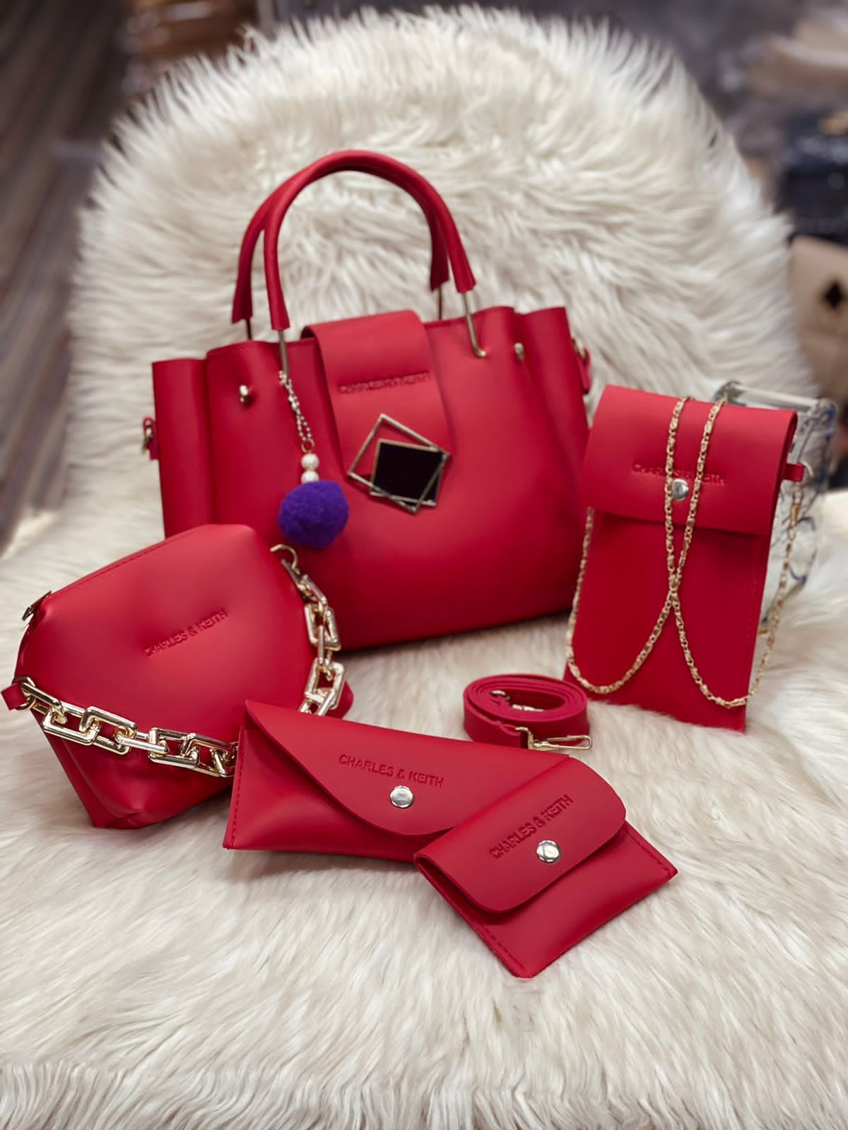 5 pcs Handbag set