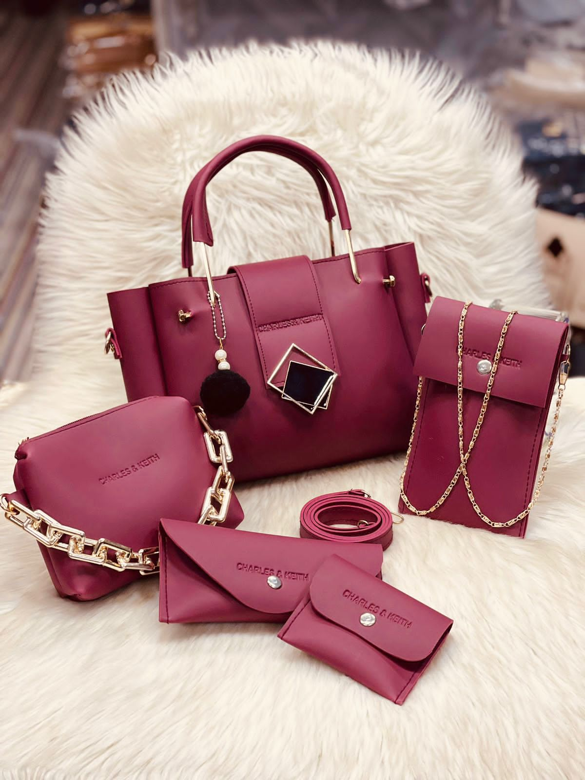 5 pcs Handbag set