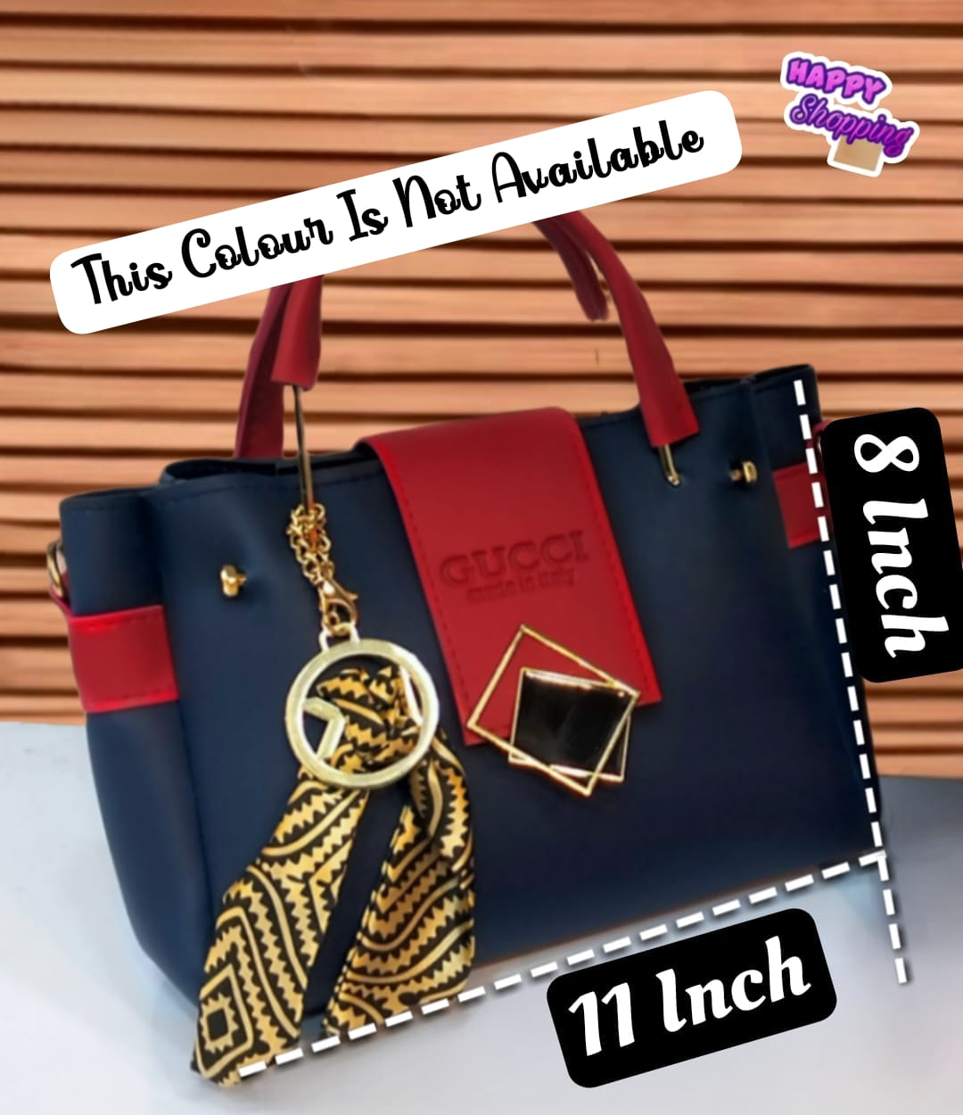 Contrast 5 pcs handbag Set