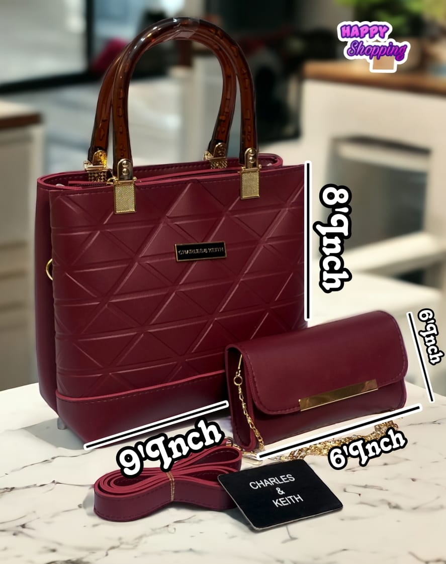 Cross Bricks Handbag | 2 pcs