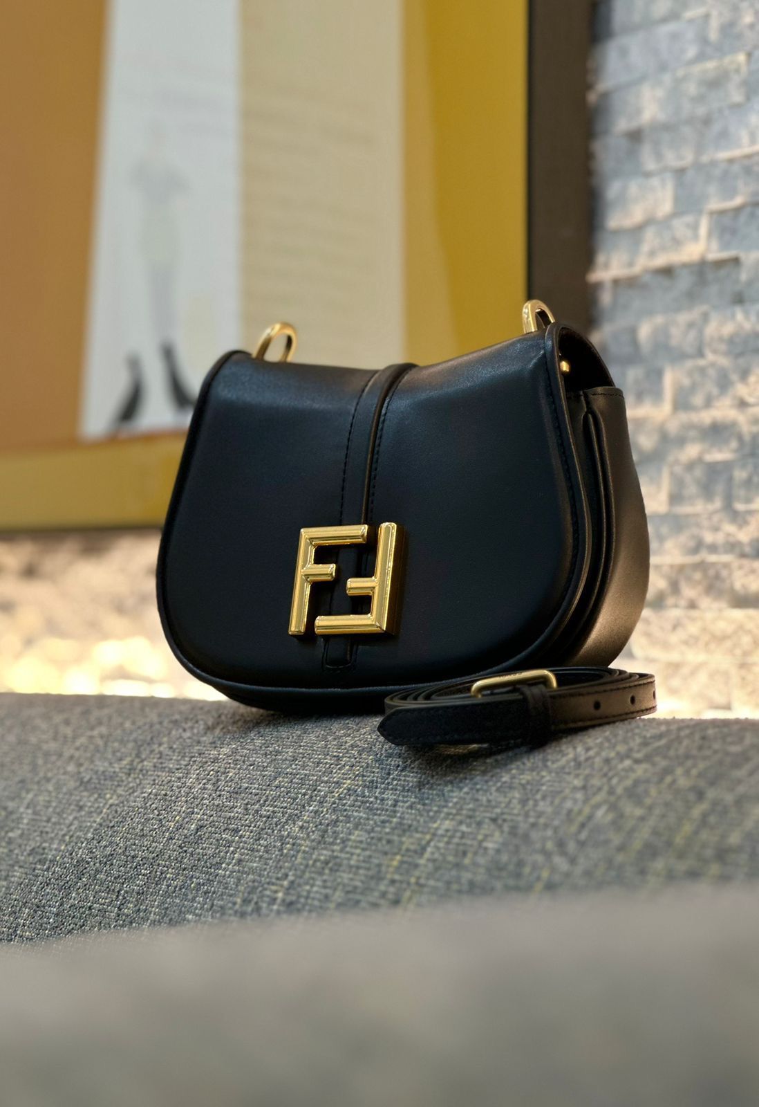 Elite Front Logo Crossbody Bag | Premium Series