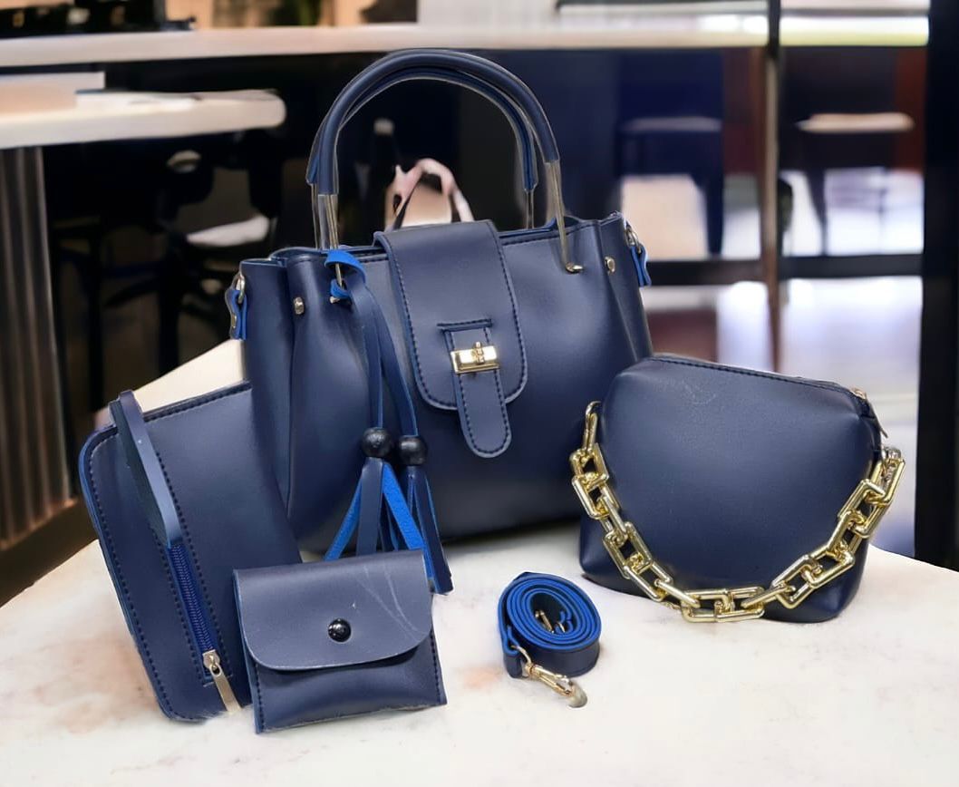 New 4 Pcs Handbag Set