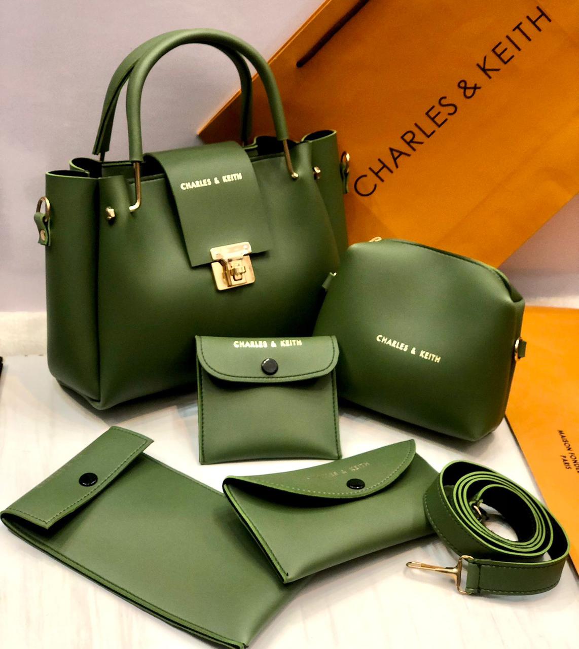 New Classy 5 pcs Handbag set