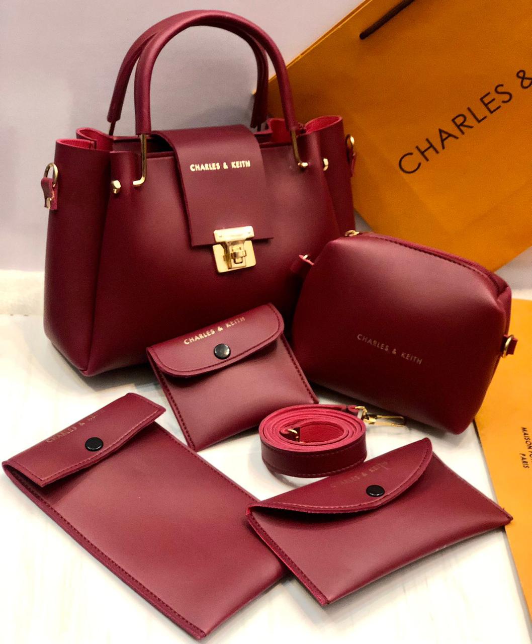 New Classy 5 pcs Handbag set