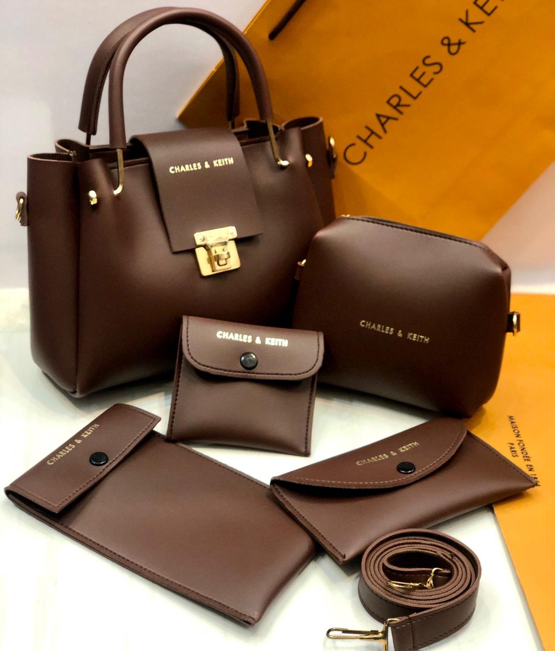 New Classy 5 pcs Handbag set