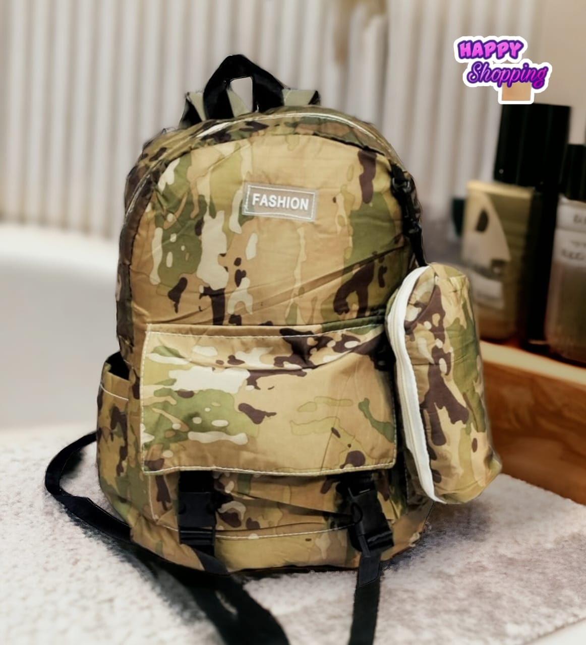 Camouflage Imported Backpack