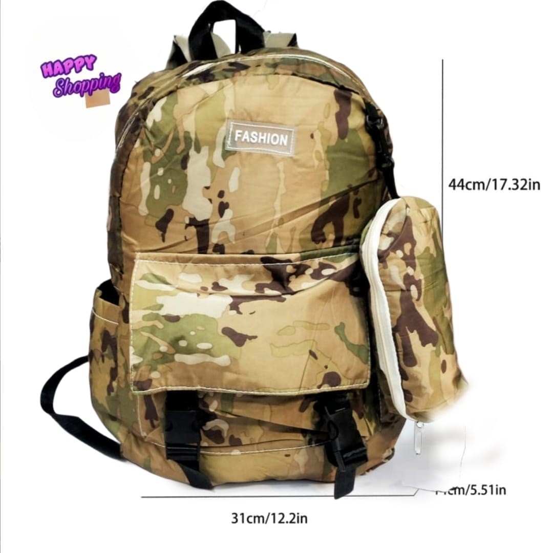 Camouflage Imported Backpack